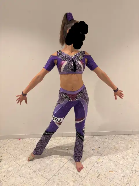 Lila disco solo dräkt 💜