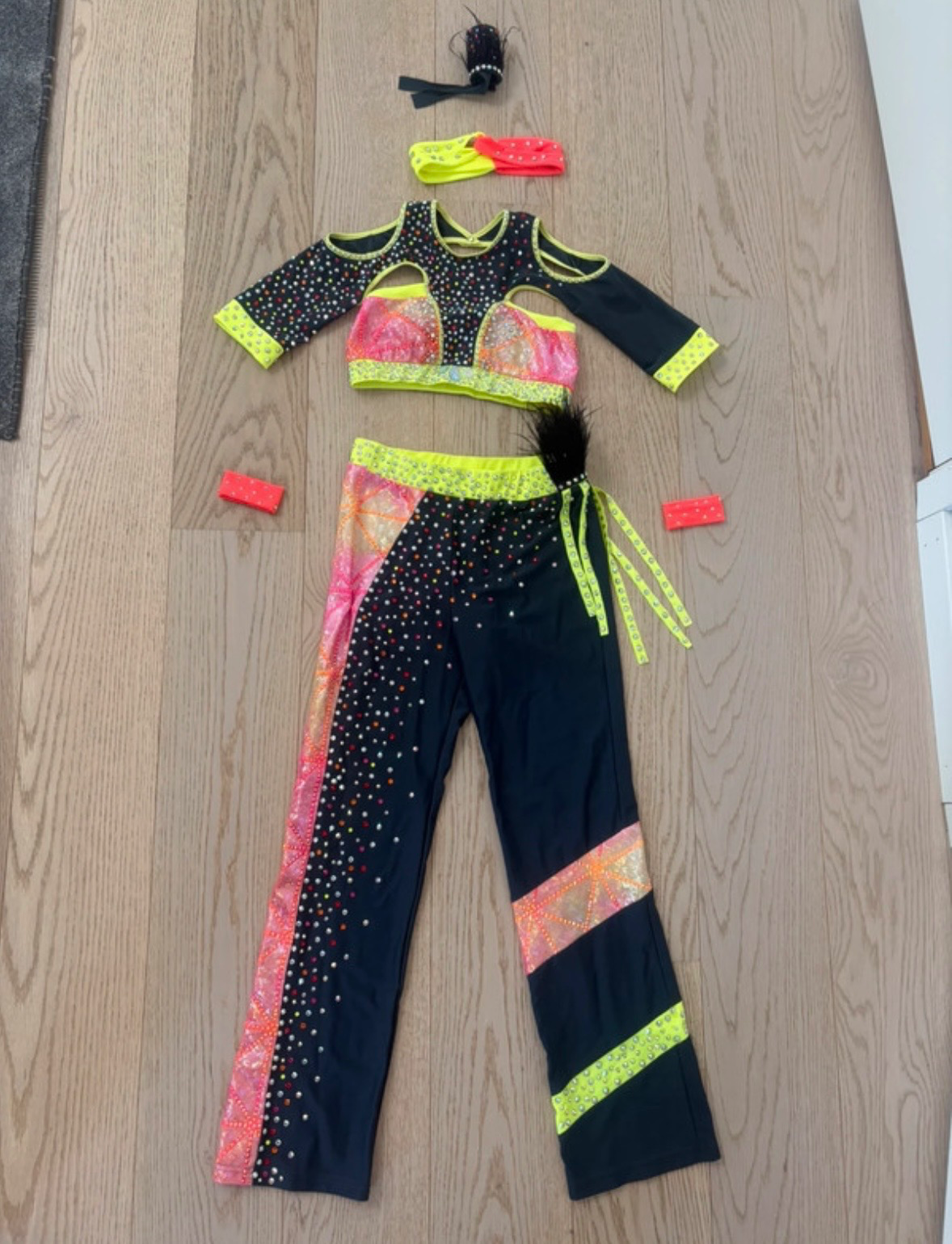 Discodräkt neon – bild 2 av 5